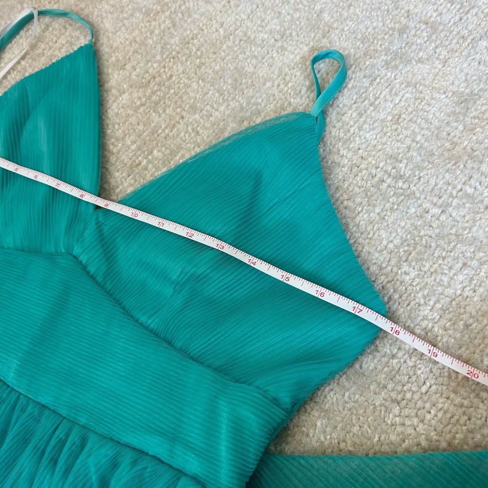 NWT Lulus Teal Mermaid Gown Maxi Dress - Picture 10 of 12